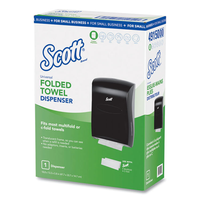 Control Slimfold Towel Dispenser, 13.3 x 5.9 x 18.9, Black