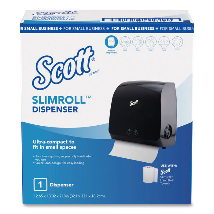 Control Slimroll Manual Towel Dispenser, 12.65 x 7.18 x 13.02, Black