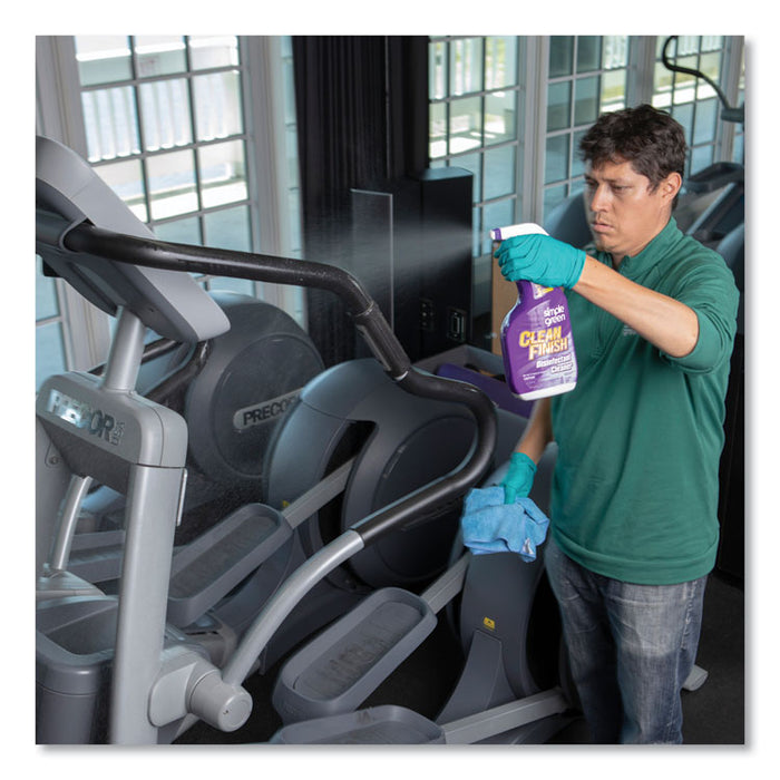 Clean Finish Disinfectant Cleaner, 32 oz Bottle, Herbal, 12/Carton