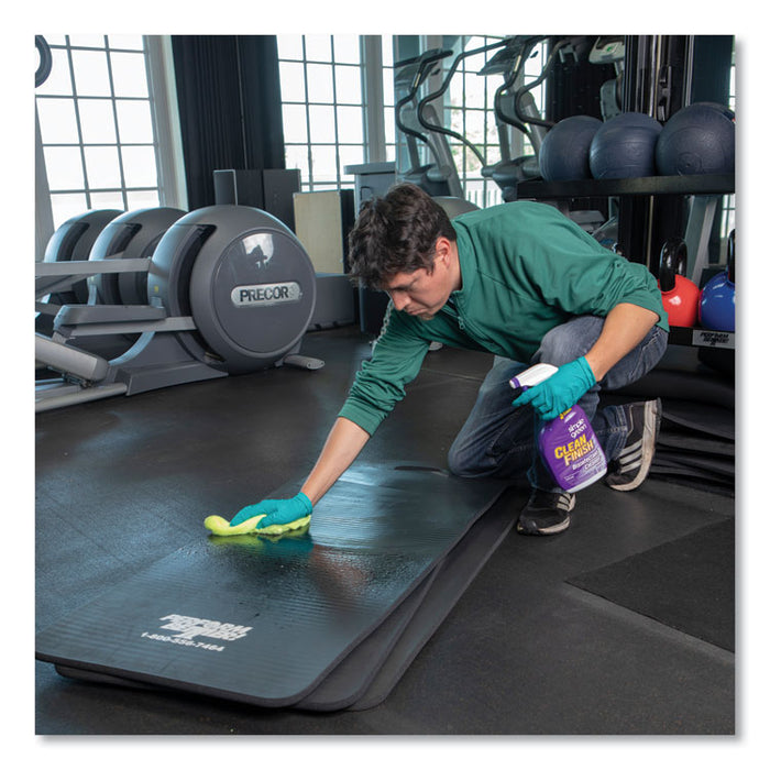 Clean Finish Disinfectant Cleaner, 32 oz Bottle, Herbal, 12/Carton