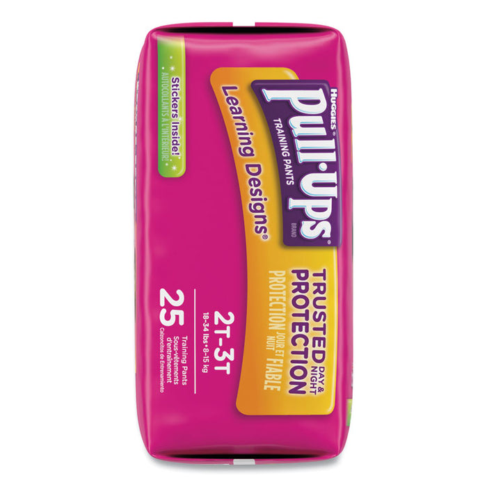 Pull-Ups Learning Designs Potty Training Pants for Girls, Size 2T-3T, 25/Pack