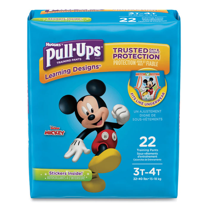 Pull-Ups Learning Designs Potty Training Pants for Boys, Size 3T-4T, 22/Pack