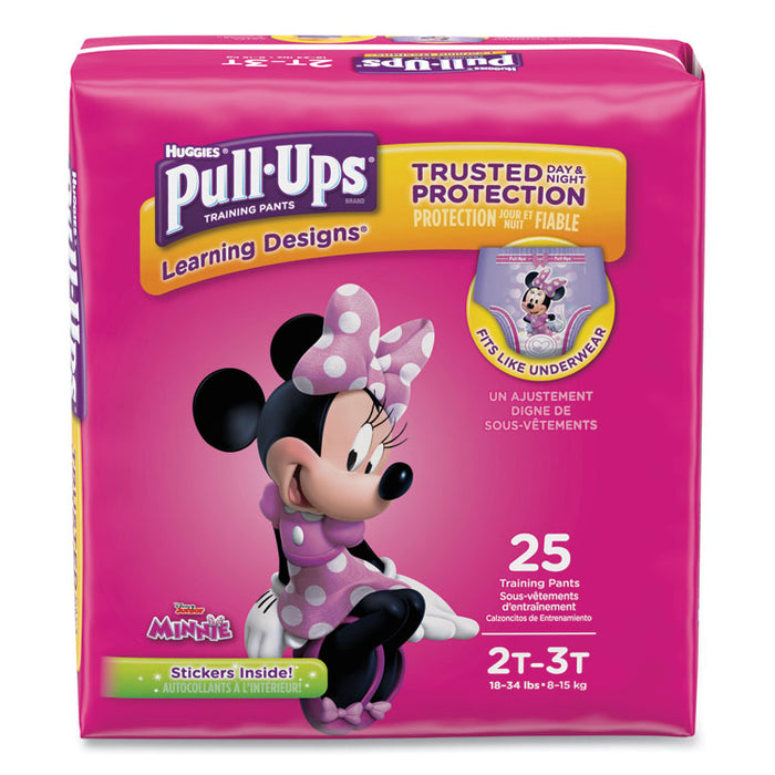 Pull-Ups Learning Designs Potty Training Pants for Girls, Size 2T-3T, 25/Pack