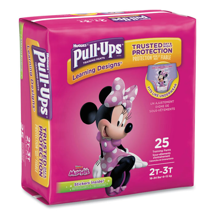 Pull-Ups Learning Designs Potty Training Pants for Girls, Size 2T-3T, 25/Pack