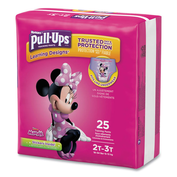 Pull-Ups Learning Designs Potty Training Pants for Girls, Size 2T-3T, 25/Pack