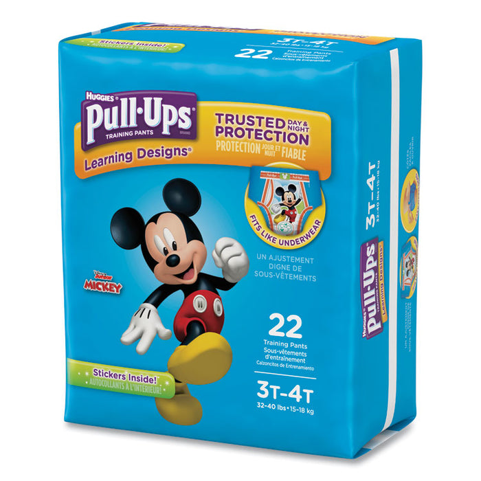 Pull-Ups Learning Designs Potty Training Pants for Boys, Size 3T-4T, 22/Pack