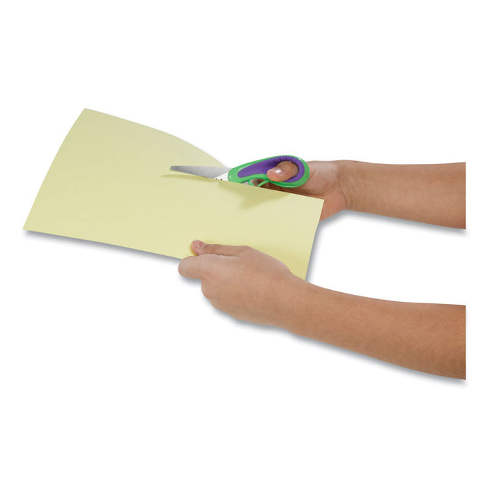 Ergo Jr. Kids' Scissors, Rounded Tip, 5" Long, 1.5" Cut Length, Randomly Assorted Offset Handles