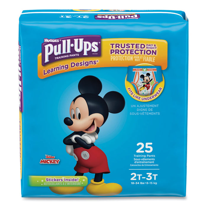 Pull-Ups Learning Designs Potty Training Pants for Boys, Size 2T-3T, 25/Pack