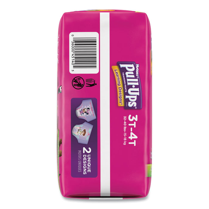 Pull-Ups Learning Designs Potty Training Pants for Girls, Size 3T-4T, 22/Pack