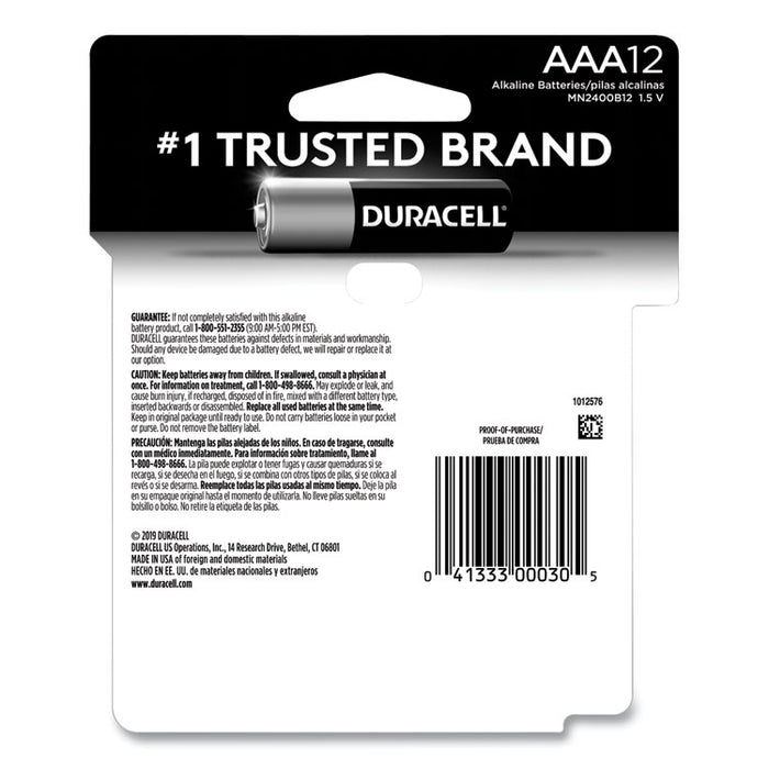 CopperTop Alkaline AAA Batteries, 12/Pack