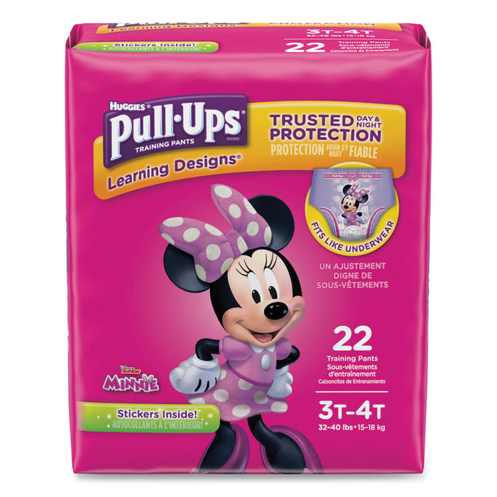 Pull-Ups Learning Designs Potty Training Pants for Girls, Size 3T-4T, 22/Pack