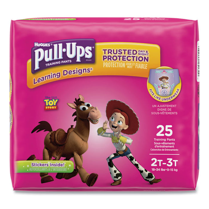 Pull-Ups Learning Designs Potty Training Pants for Girls, Size 2T-3T, 25/Pack