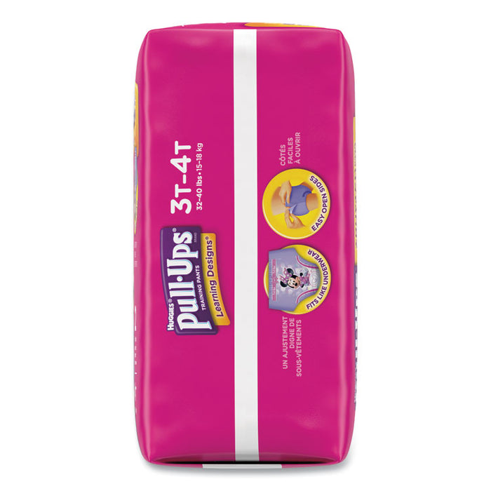 Pull-Ups Learning Designs Potty Training Pants for Girls, Size 3T-4T, 22/Pack