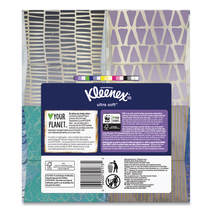 Ultra Soft Facial Tissue, 3-Ply, White, 8.75 x 4.5, 65 Sheets/Box, 4 Boxes/Pack, 12 Packs/Carton