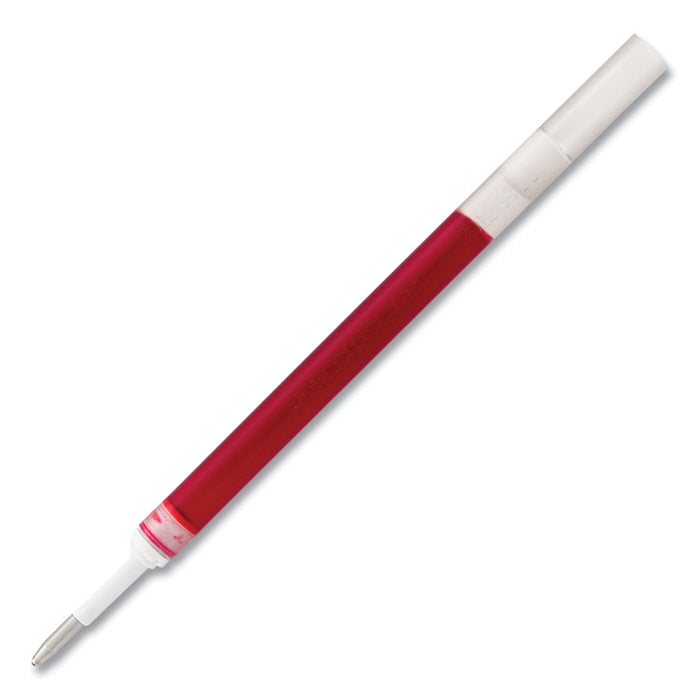 Refill for Pentel EnerGel Retractable Liquid Gel Pens, Conical Tip, Bold Point, Red Ink