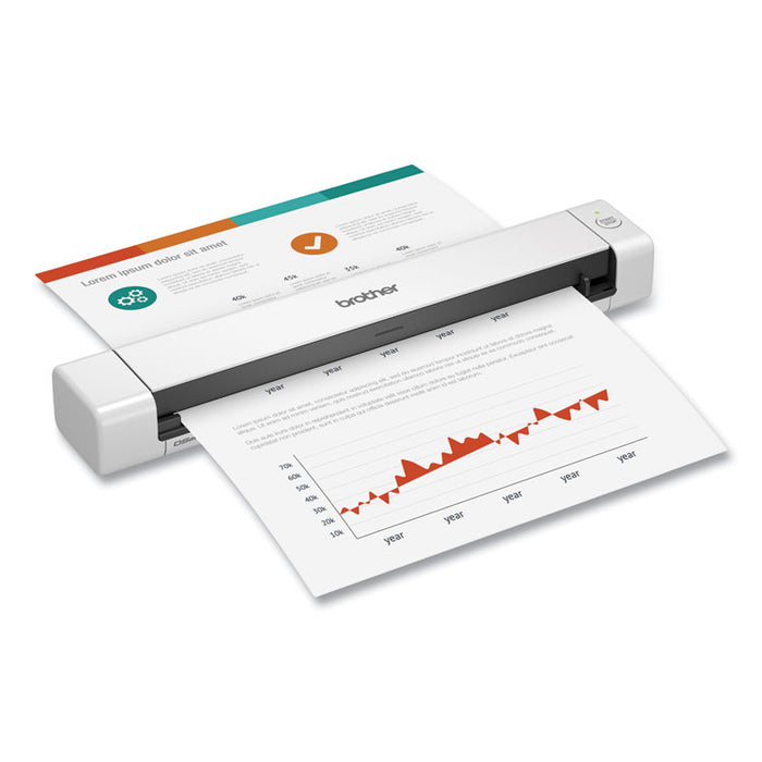 DS-640 Compact Mobile Document Scanner, 600 dpi Optical Resolution, 1-Sheet Auto Document Feeder