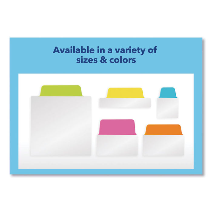 Ultra Tabs Repositionable Tabs, Big Tabs: 2" x 1.75", 1/5-Cut, Assorted Primary Colors, 20/Pack