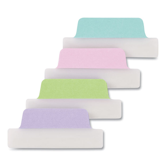 Ultra Tabs Repositionable Margin Tabs, 1/5-Cut Tabs, Assorted Pastels, 2.5" Wide, 48/Pack