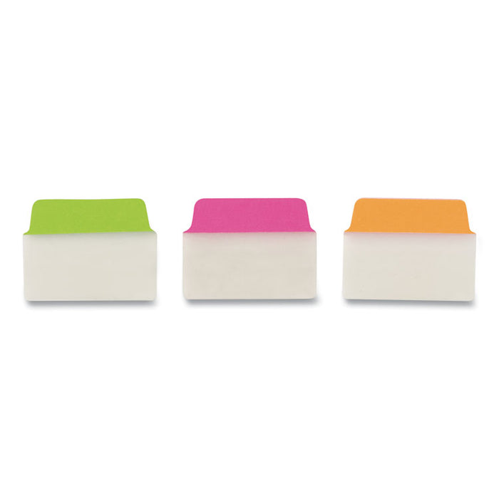Ultra Tabs Repositionable Tabs, Standard: 2" x 1.5", 1/5-Cut, Assorted Neon Colors, 48/Pack