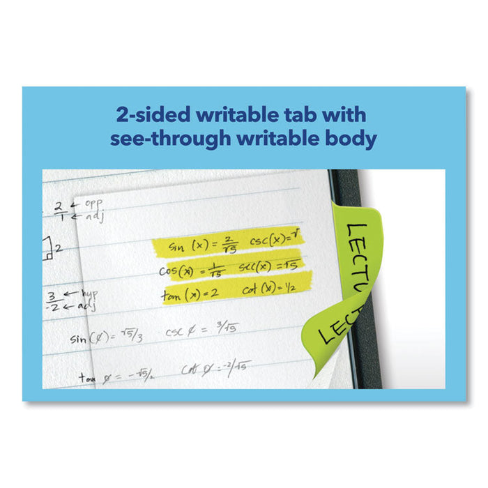 Ultra Tabs Repositionable Tabs, Mini Tabs: 1" x 1.5", 1/5-Cut, Assorted Pastel Colors, 40/Pack