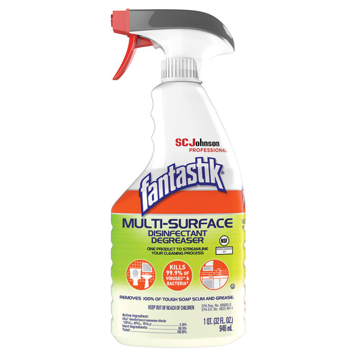 Multi-Surface Disinfectant Degreaser, Herbal, 32 oz Spray Bottle