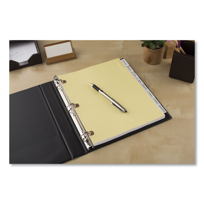 Insertable Big Tab Dividers, 8-Tab, Letter