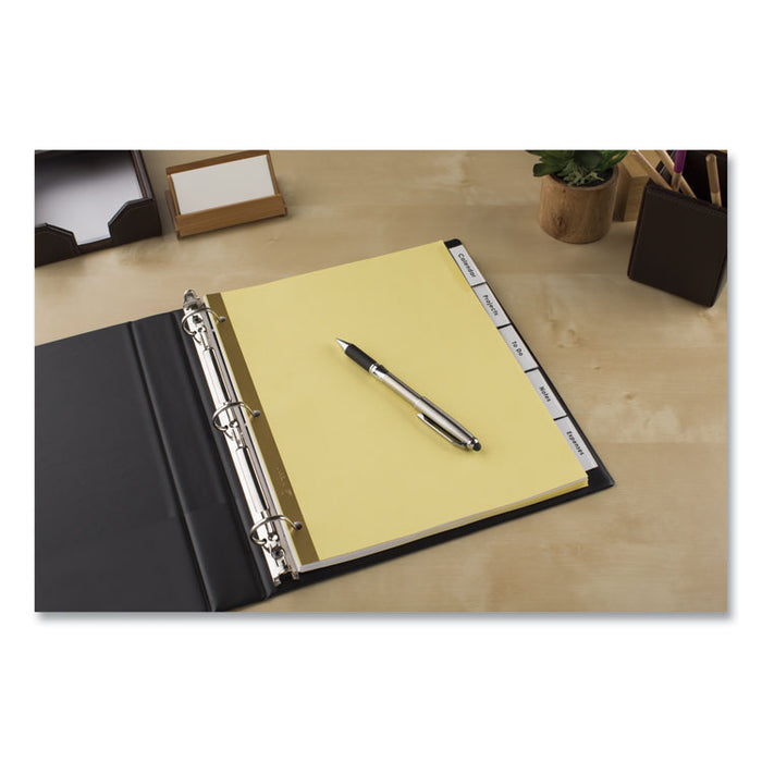 Insertable Big Tab Dividers, 5-Tab, Letter