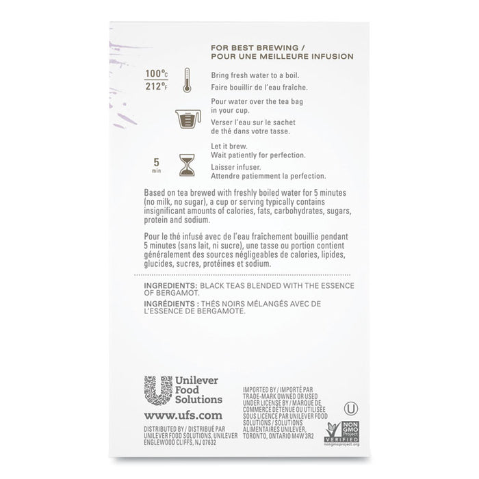 Tea Bags, Earl Grey, 2 oz, 24/Box