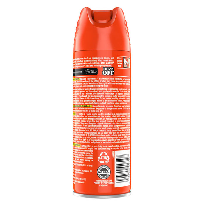 ACTIVE Insect Repellent, 6 oz Aerosol, 12/Carton