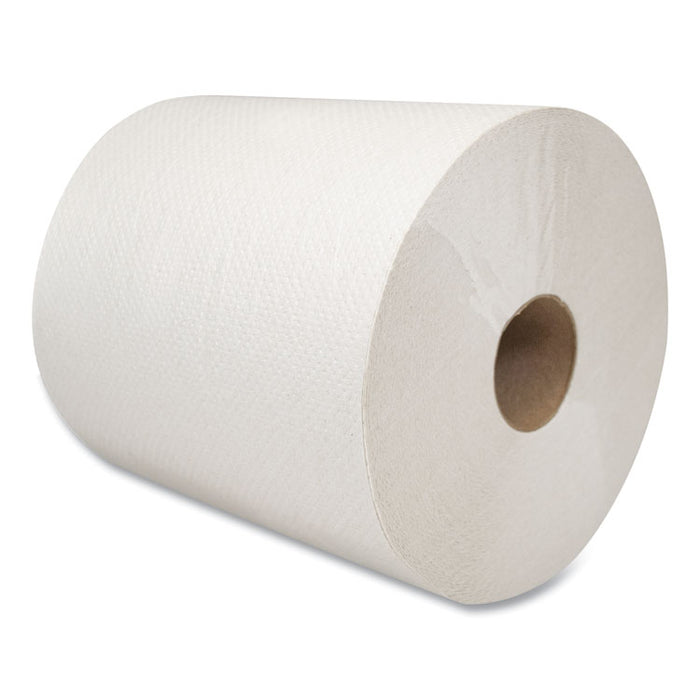 Morsoft Universal Roll Towels, 8" x 800 ft, White, 6 Rolls/Carton