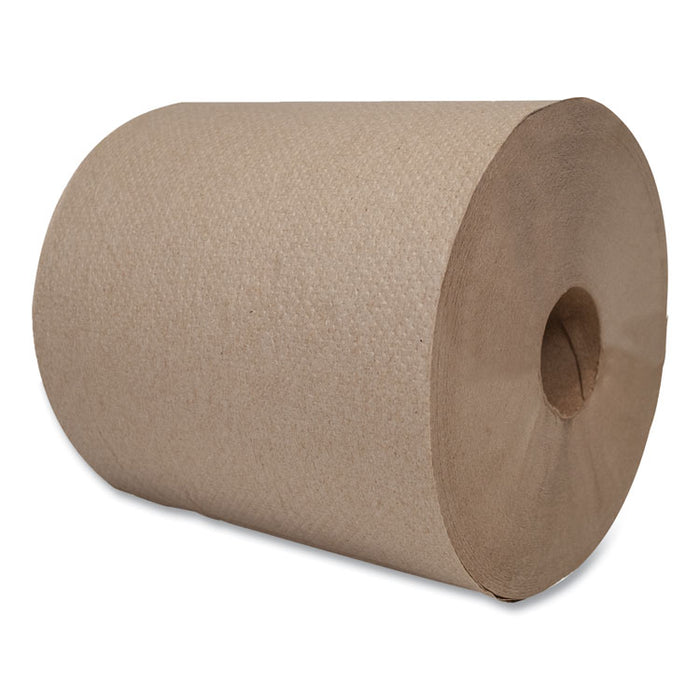 Morsoft Universal Roll Towels, 1-Ply, 8" x 700 ft, Kraft, 6 Rolls/Carton