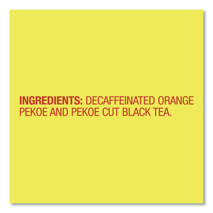 Tea Bags, Decaffeinated, 72/Box