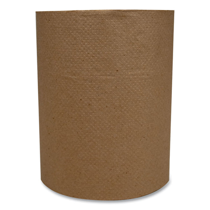 Morsoft Universal Roll Towels, Kraft, 1-Ply, 600 ft, 7.8" Dia, 12 Rolls/Carton