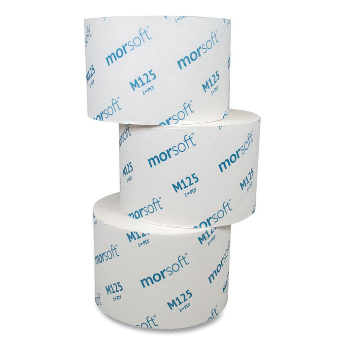 Small Core Bath Tissue, Septic Safe, 1-Ply, White, 2,500 Sheets/Roll, 24 Rolls/Carton