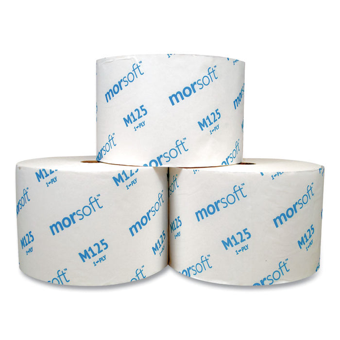 Small Core Bath Tissue, Septic Safe, 1-Ply, White, 2,500 Sheets/Roll, 24 Rolls/Carton