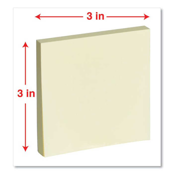 Self-Stick Note Pads, 3" x 3", Pastel, 90-Sheet, 24 Pads/Pack