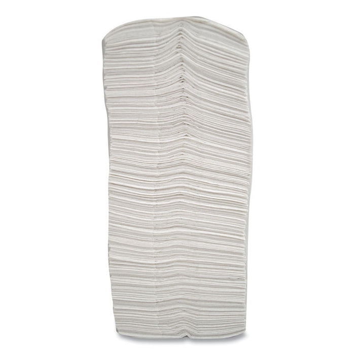 Morsoft Dispenser Napkins, 1-Ply, White, 13 1/2 x 6, Paper, 8,000/Carton