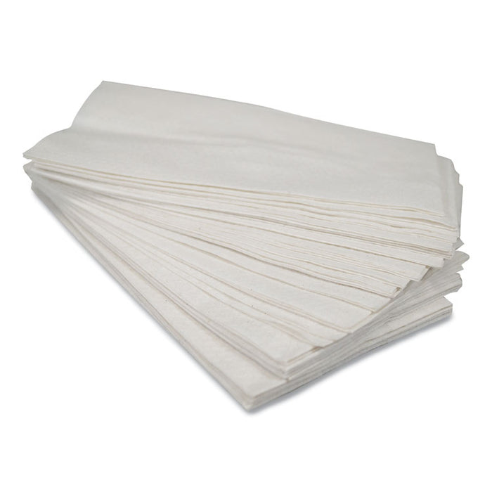 Morsoft Dispenser Napkins, 1-Ply, White, 13 1/2 x 6, Paper, 8,000/Carton