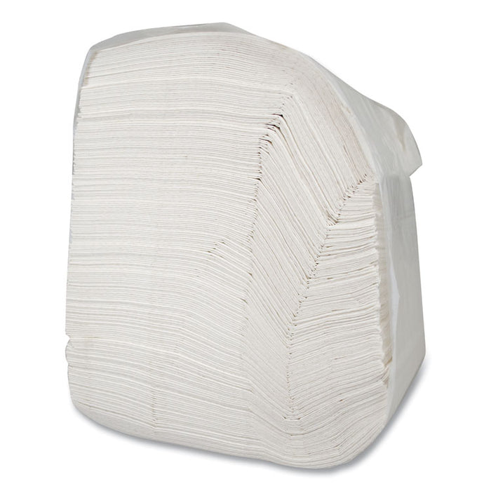 Morsoft Dispenser Napkins, 1-Ply, 11 x 17, White, 250/Pack, 24 Packs/Carton