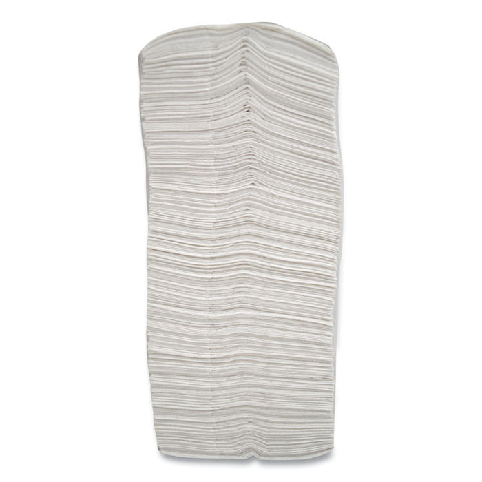 Morsoft Dispenser Napkins, 1-Ply, 6 x 13.5, White, 500/Pack, 20 Packs/Carton