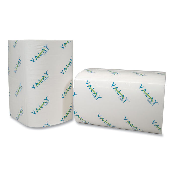 Valay Interfolded Napkins, 1-Ply, White, 6.5 x 8.25, 6,000/Carton