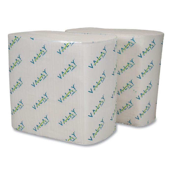 Valay Interfolded Napkins, 2-Ply, 6.5 x 8.25, White, 500/Pack, 12 Packs/Carton