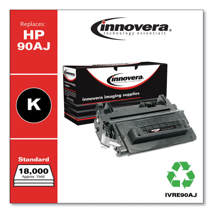 Remanufactured Black Extended-Yield Toner, Replacement for 90A (CE390AJ), 18,000 Page-Yield