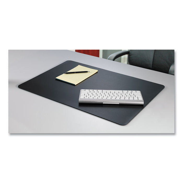 Rhinolin II Desk Pad with Antimicrobial Product Protection, 17 x 12, Black