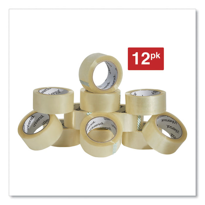 Heavy-Duty Box Sealing Tape, 3" Core, 1.88" x 54.6 yds, Clear, 12/Box