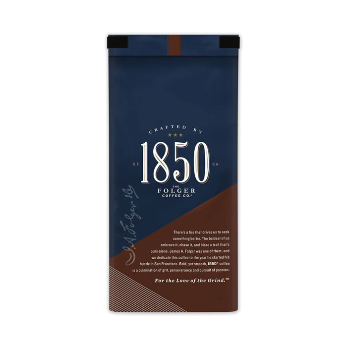 Coffee, Black Gold, Dark Roast, Ground, 12 oz Bag, 6/Carton
