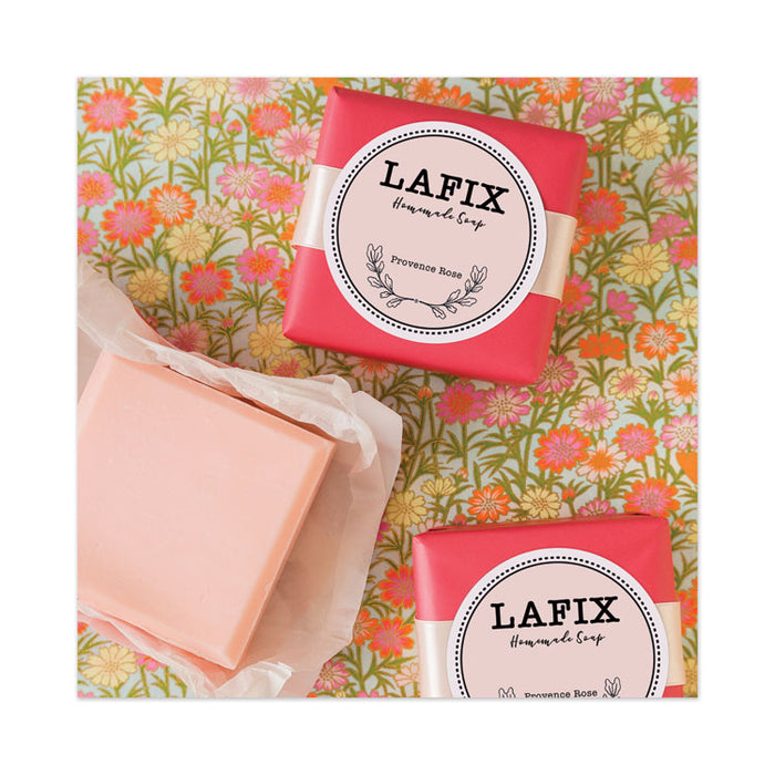 Permanent Laser Print-to-the-Edge ID Labels w/SureFeed, 1 2/3"dia, White, 600/PK