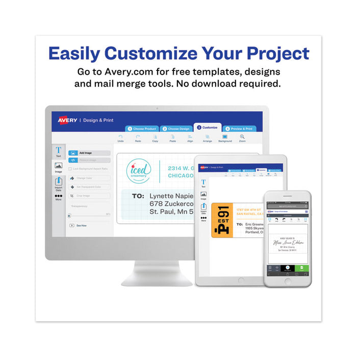 High-Vis Removable Laser/Inkjet ID Labels, 2 x 4, Asst. Neon, 120/Pack