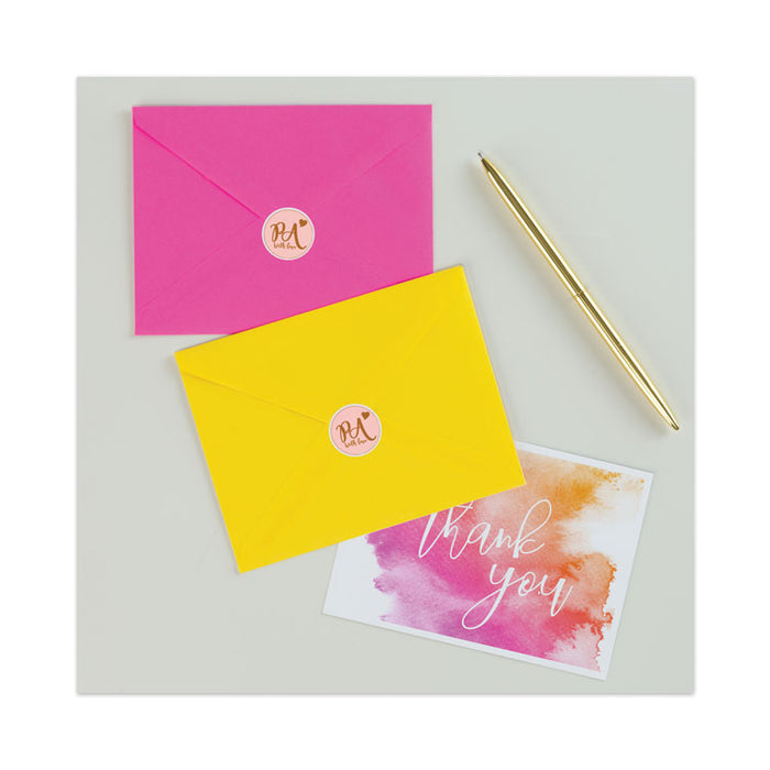 Permanent Laser Print-to-the-Edge ID Labels w/SureFeed, 1 2/3"dia, White, 600/PK