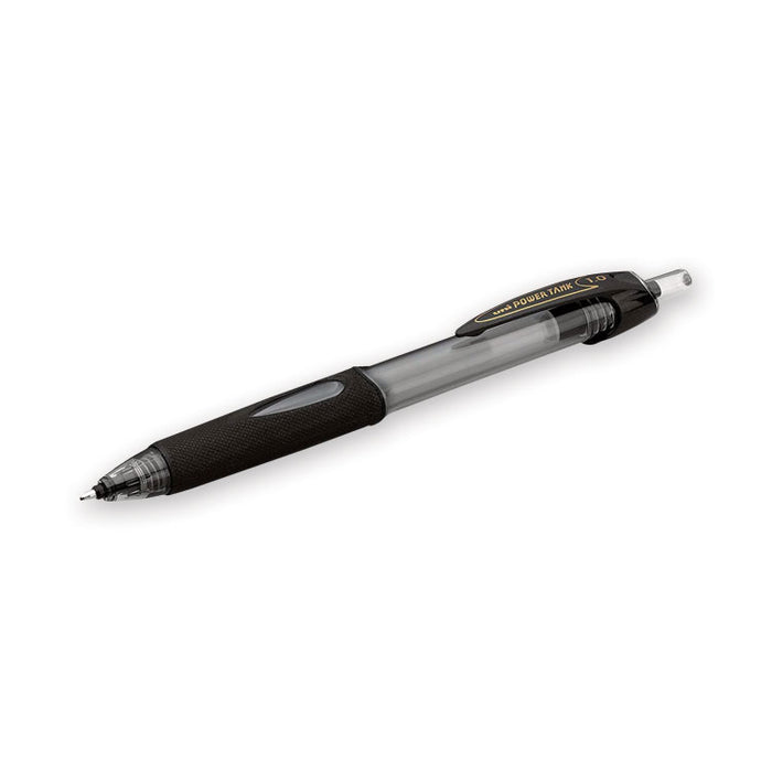 Power Tank RT Retractable Ballpoint Pen, 1mm, Black Ink, Smoke/Black Barrel, Dozen